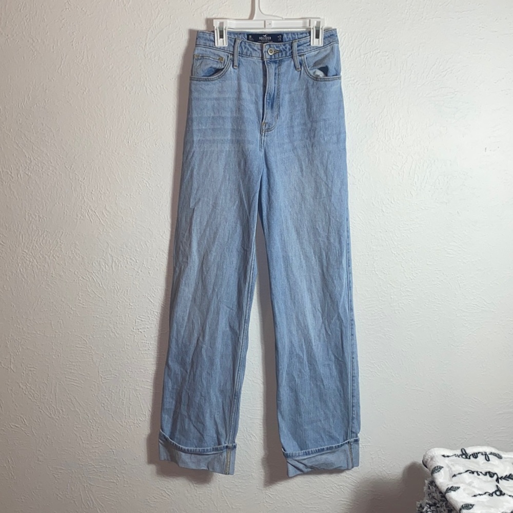 hollister dad jeans size 1